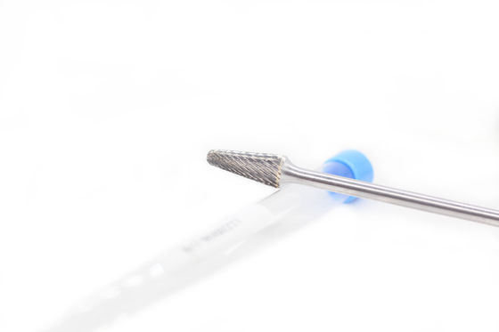 良い値段 Customized L- Ball Nosed Cone Shape Tungsten Carbide Burrs 12*28 Standard Double Cut 6mm Shank With 178 Overall Length オンライン