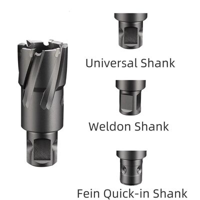 35*50mm TCT annular cutter universal shank T.C.T hard metal core drill annular cutter
