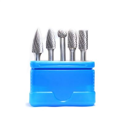 良い値段 5pcs カービッドバーセット スタンダード ダブルカットバー タンブスタムカービッド 1/4 シェンク直径 オンライン