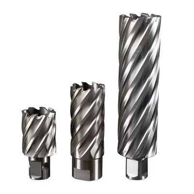 良い値段 OEM 100mm HSS 環形切手 19.05mm シャンク 深穴のための磁気ドリル切手 オンライン
