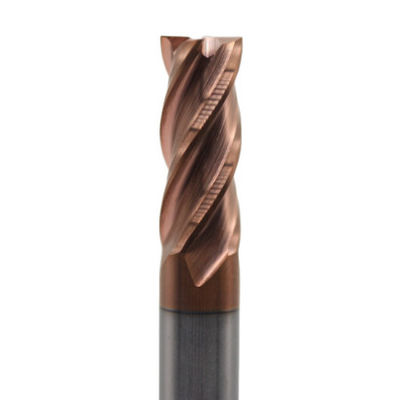 良い値段 16*45*16*100 TiAISiN コーティング 4 フルートカービッド カーボン鋼合金鋼鋳鉄16mm切断直径のための平方端ミール オンライン