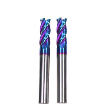 良い値段 12mm Dia 12*45*12*100L-4F 平面端ミール TiAISiNX スクエア端ミール 鉄鋼および鋳鉄 オンライン