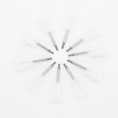 良い値段 0.093 インチ 3 枚刃可変ヘリックス微小径エンドミル、アルミニウム合金、銅合金 PVD ​​コーティング用 オンライン